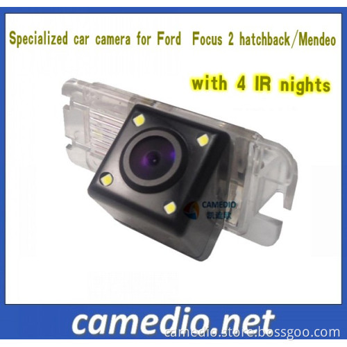Specialized Car Rear View Camera for Ford Focus 2 Hatchback /Mendeo with 4PCS Super Bright IR Lights for Good Night Vision